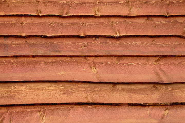 stained cedar wood siding (large image)