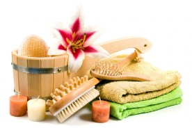 bath towels and bathing accessories