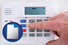 utah setting a home burglar alarm