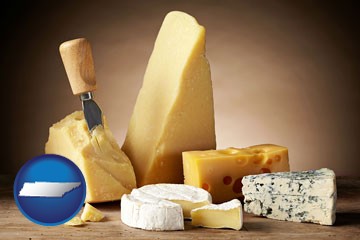 assorted cheeses - with Tennessee icon