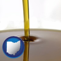 ohio map icon and oil