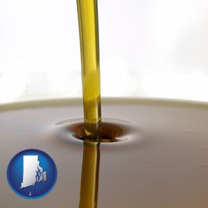 oil - with Rhode Island icon