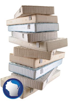mattresses - with Wisconsin icon