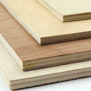 sheets of plywood