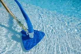 a swimming pool vacuum cleaner