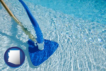 a swimming pool vacuum cleaner - with Arizona icon