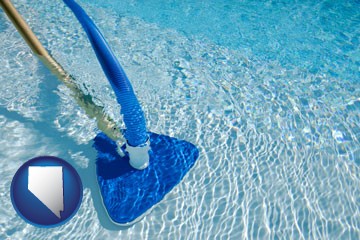 a swimming pool vacuum cleaner - with Nevada icon