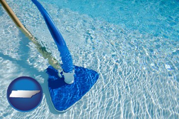 a swimming pool vacuum cleaner - with Tennessee icon