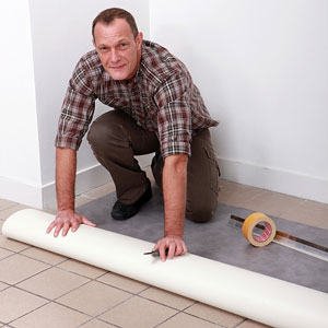 sheet vinyl flooring installation